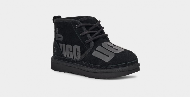 Ugg Neumel II Scatter Tryck Stövlar Barn Svarta | MJ2754903