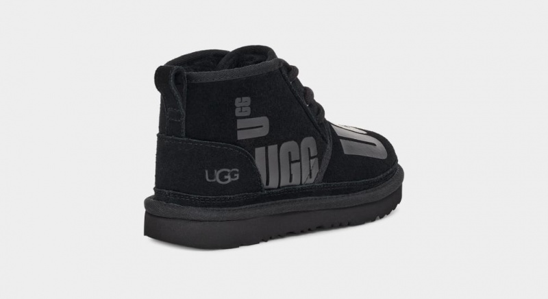 Ugg Neumel II Scatter Tryck Stövlar Barn Svarta | MJ2754903