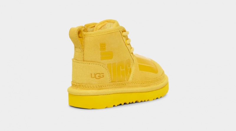 Ugg Neumel II Scatter Tryck Stövlar Barn Gula | DP9120648