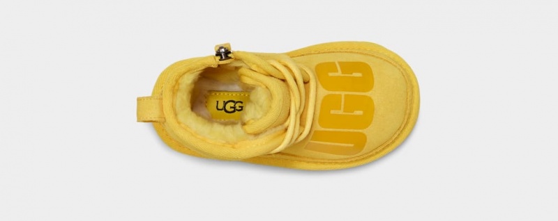 Ugg Neumel II Scatter Tryck Stövlar Barn Gula | DP9120648