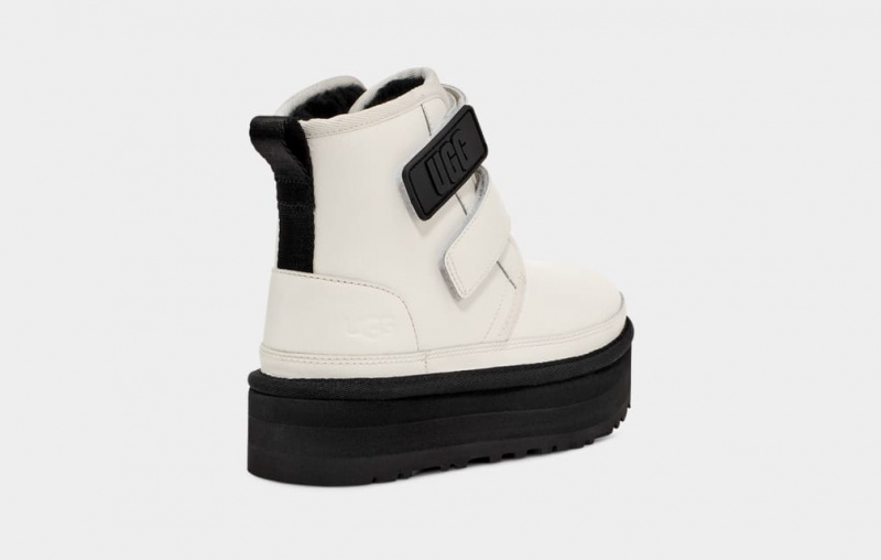 Ugg Neumel Läder Stövlar Barn Vita | BA2835164