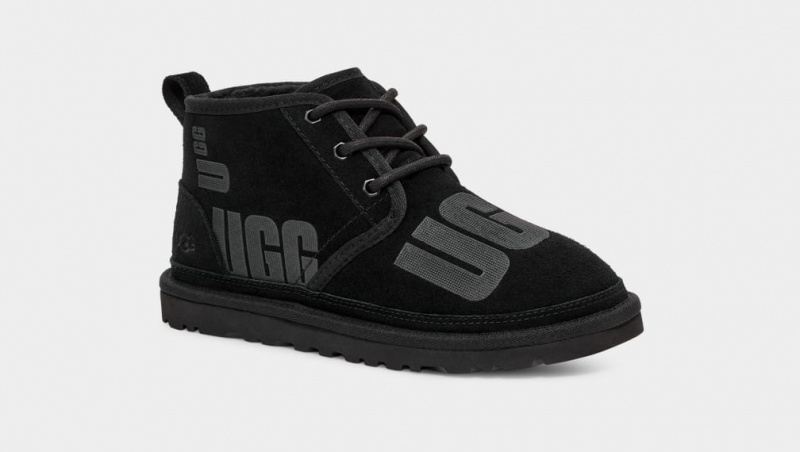 Ugg Neumel Scatter Tryck Stövlar Dam Svarta | RM1982367