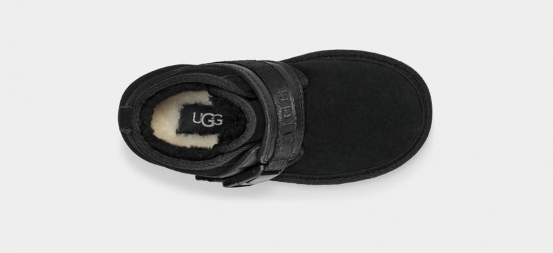 Ugg Neumel Snapback Stövlar Barn Svarta | GU5819076