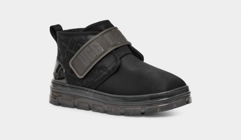 Ugg Neumel Tryck Monogram Stövlar Dam Svarta | TD3987401