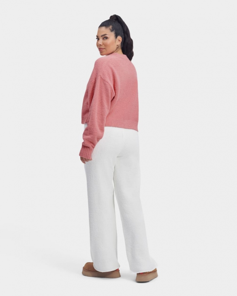 Ugg Nyomi Cropped Cardigan Dam Rosa | VS5432687