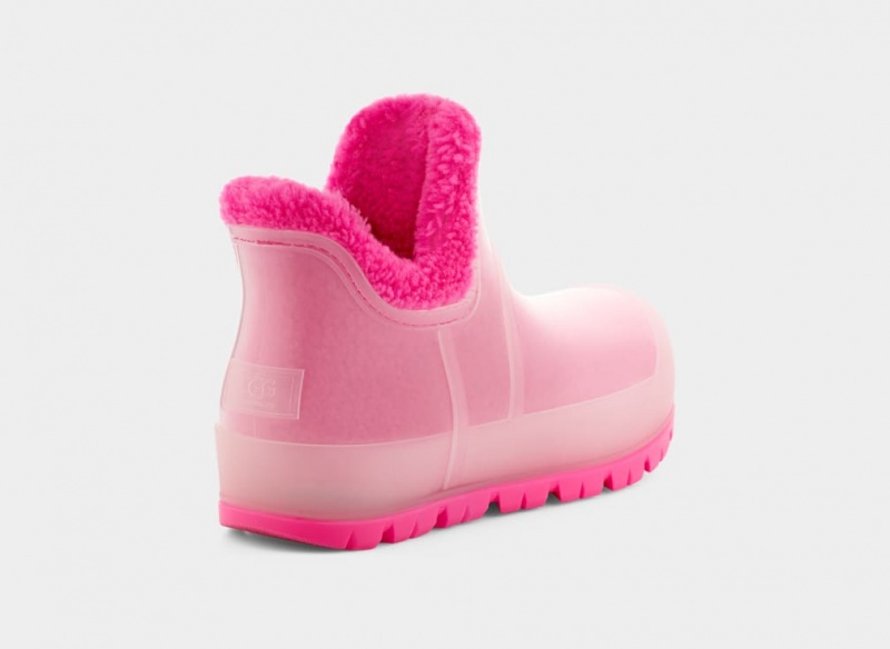 Ugg Raincloud Clear Stövlar Dam Rosa | UQ7506319