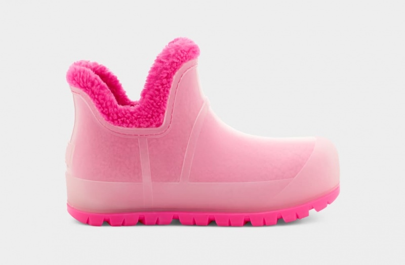 Ugg Raincloud Clear Stövlar Dam Rosa | UQ7506319