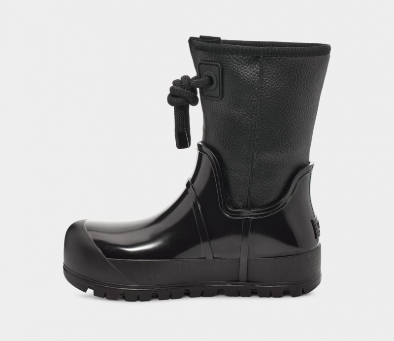 Ugg Raincloud Spets Stövlar Dam Svarta | KX0961238