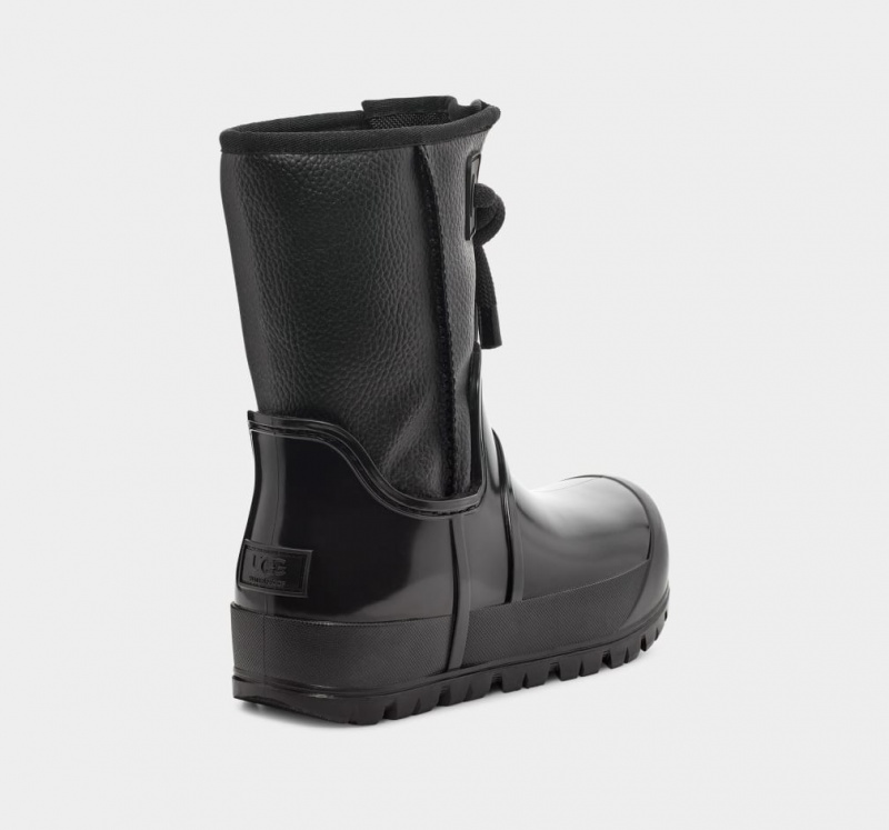 Ugg Raincloud Spets Stövlar Dam Svarta | KX0961238