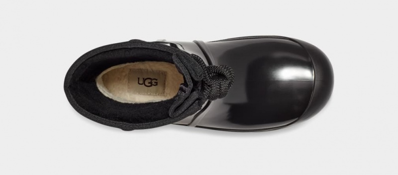 Ugg Raincloud Spets Stövlar Dam Svarta | KX0961238