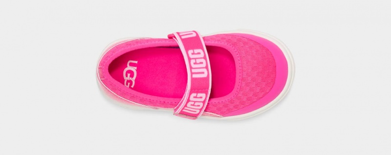 Ugg Rennon Skimmer Glitter Sneakers Barn Rosa | VQ4071328