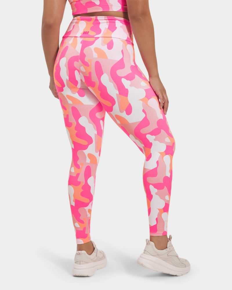 Ugg Saylor Camo Print Leggings Dam Rosa | JD8659243