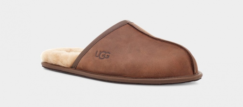 Ugg Scuff Läder Tofflor Herr Bruna | VD1905378