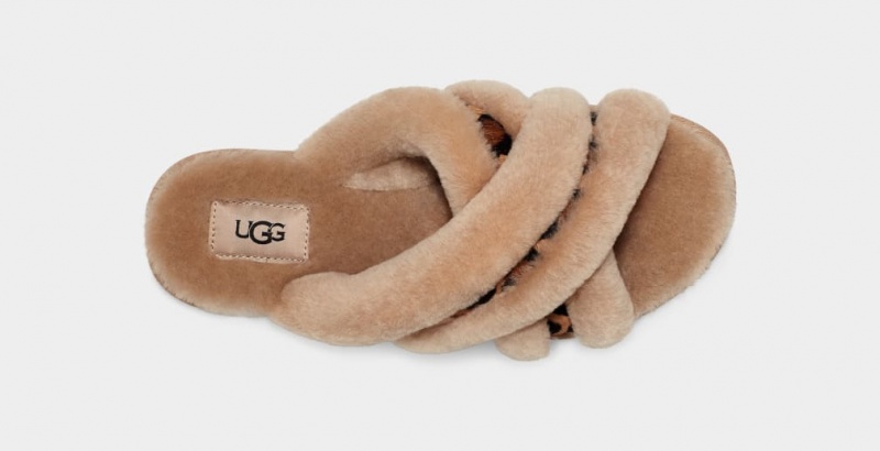 Ugg Scuffita Spotty Tofflor Dam Beige | HG0687214