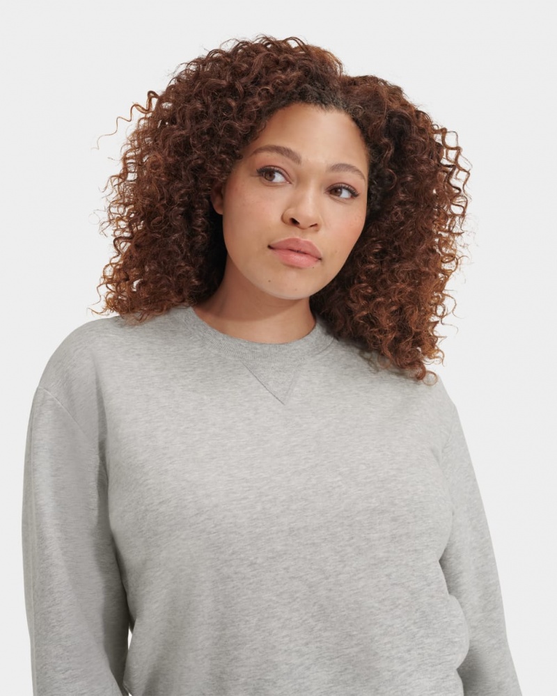 Ugg Seleste Micro Terry Sweatshirt Dam Grå | GS7539602