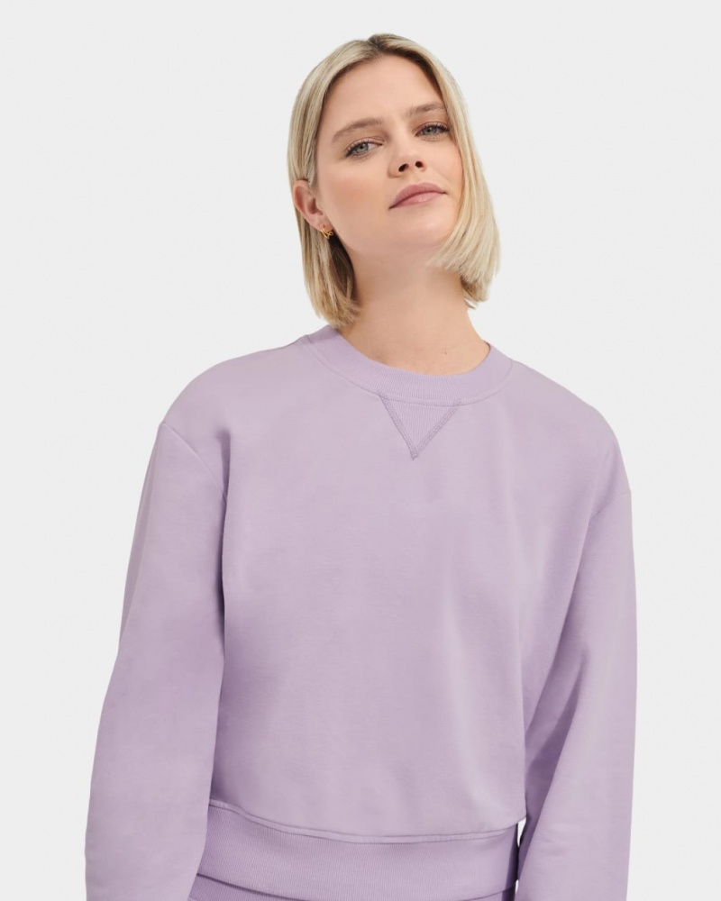 Ugg Seleste Micro Terry Sweatshirt Dam Lila | ZS8971452