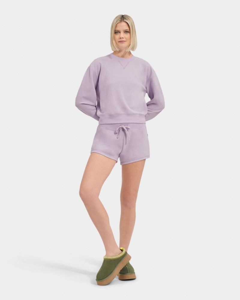 Ugg Seleste Micro Terry Sweatshirt Dam Lila | ZS8971452