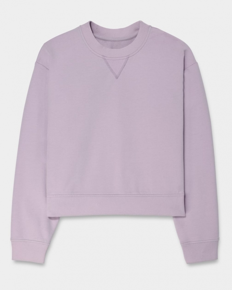 Ugg Seleste Micro Terry Sweatshirt Dam Lila | ZS8971452