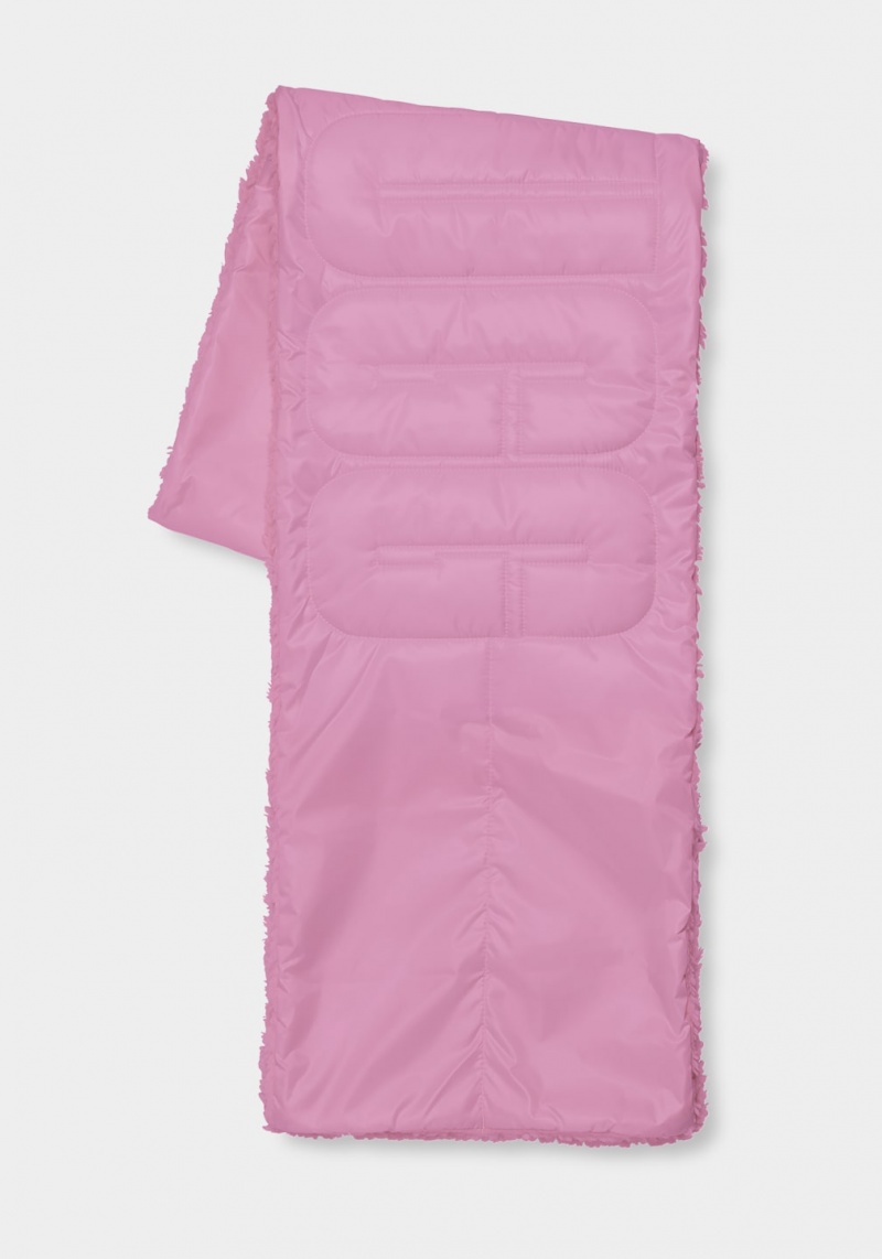 Ugg Sherpa Puffer Logo Halsduk Dam Rosa | BI5369081