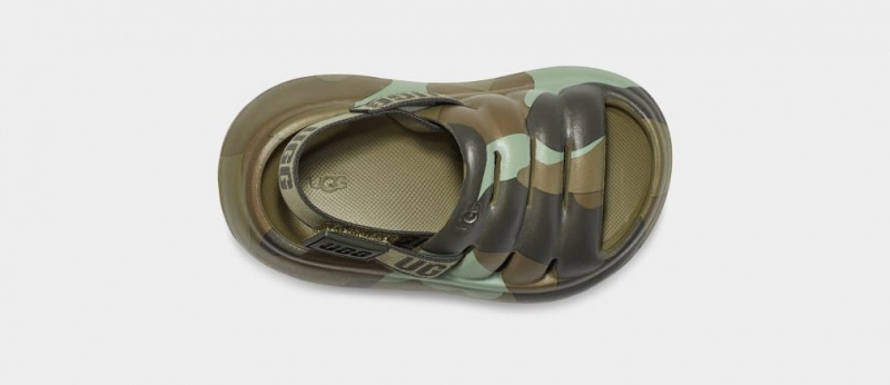 Ugg Sport Yeah Camopop Sandaler Barn Gröna | AS5072816