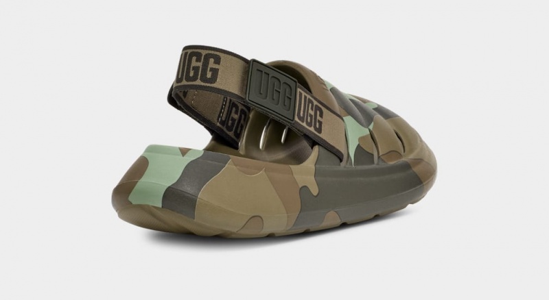 Ugg Sport Yeah Camopop Sandaler Herr Gröna | NU6897051