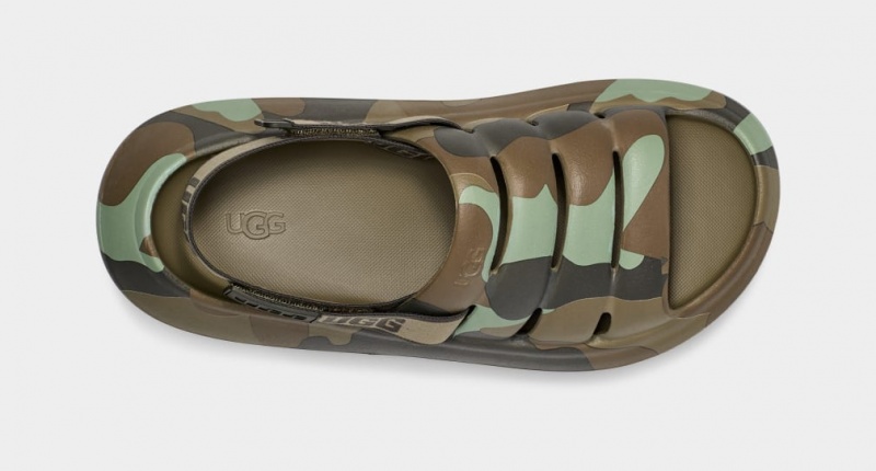 Ugg Sport Yeah Camopop Sandaler Herr Gröna | NU6897051