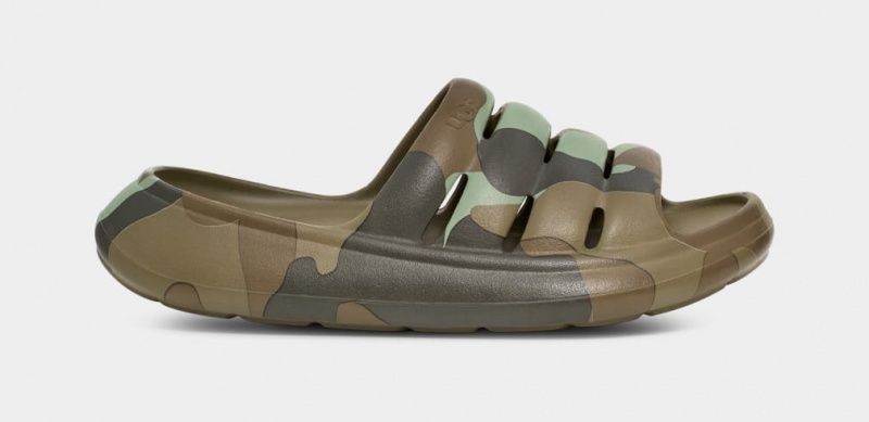 Ugg Sport Yeah Camopop Sandaler Herr Gröna | NU6897051