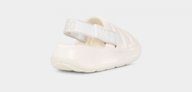 Ugg Sport Yeah Glitter Sandaler Barn Vita | VF2981675