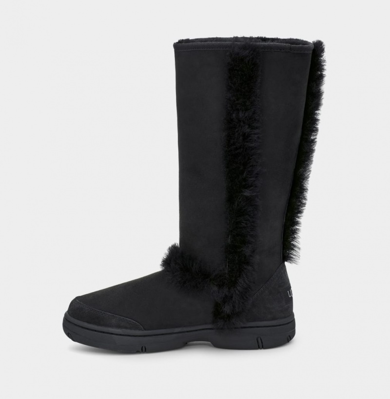 Ugg Sunburst Höga Stövlar Dam Svarta | WV9805432