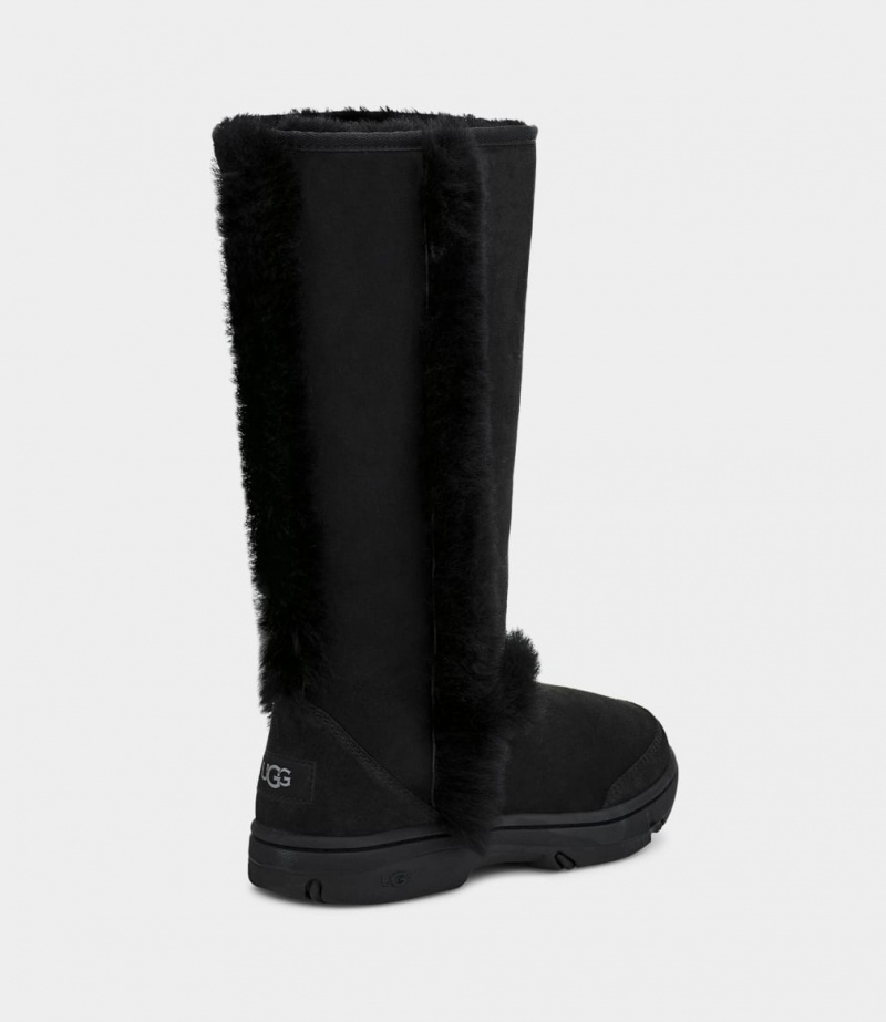 Ugg Sunburst Höga Stövlar Dam Svarta | WV9805432