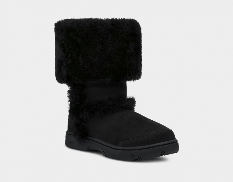 Ugg Sunburst Höga Stövlar Dam Svarta | WV9805432