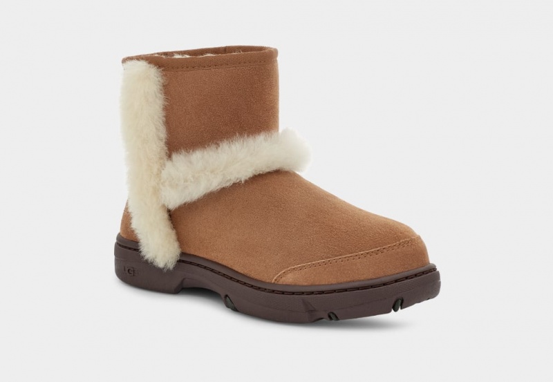 Ugg Sunburst Mini Stövlar Dam Bruna | FO1750328