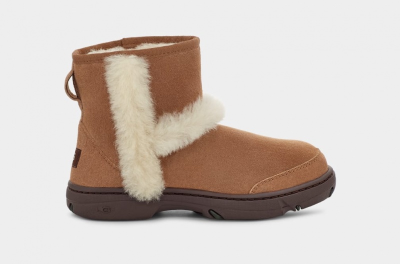 Ugg Sunburst Mini Stövlar Dam Bruna | FO1750328