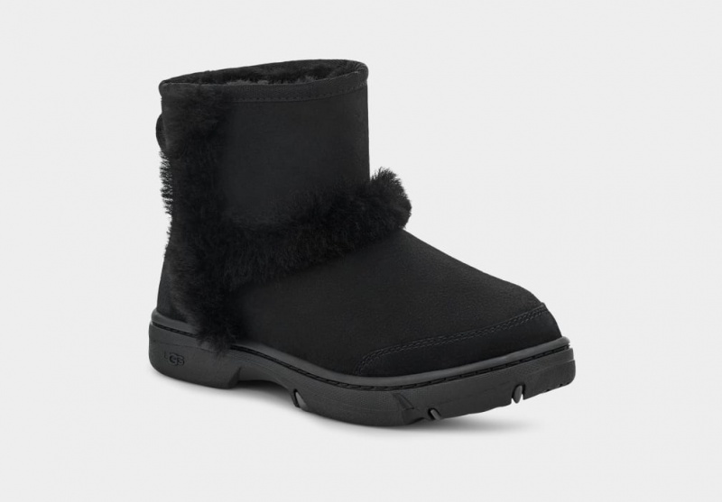 Ugg Sunburst Mini Stövlar Dam Svarta | SD0476139