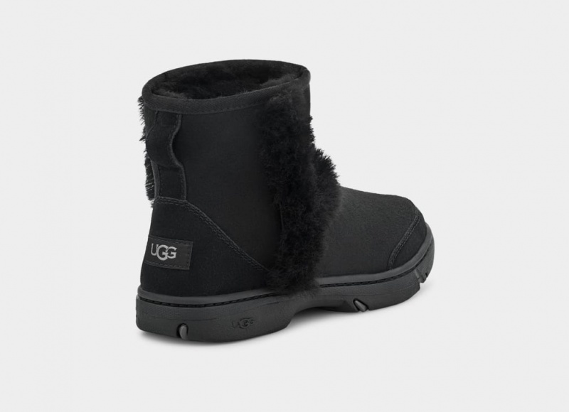 Ugg Sunburst Mini Stövlar Dam Svarta | SD0476139