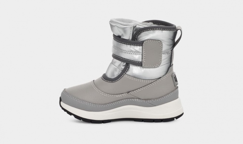 Ugg Taney Weather Metallic Stövlar Barn Silver | SL0156293