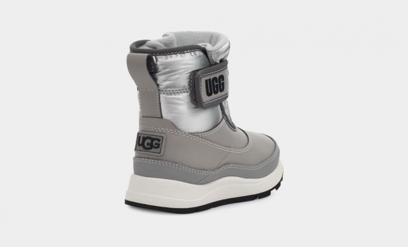 Ugg Taney Weather Metallic Stövlar Barn Silver | SL0156293