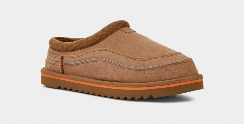 Ugg Tasman Cali Wave Mockasiner Herr Bruna Orange | QN1395068