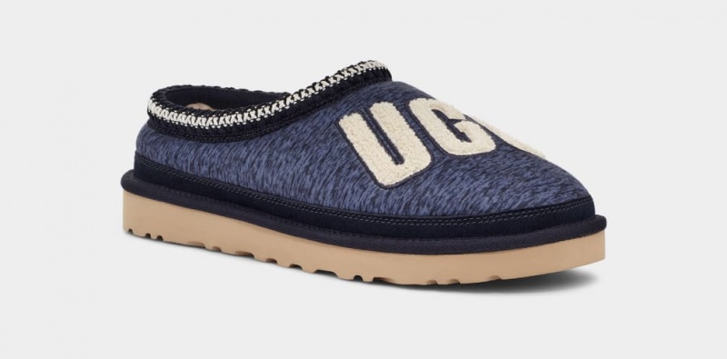 Ugg Tasman Fur Jersey Cozy Tofflor Herr Mörkblå | IZ4613792