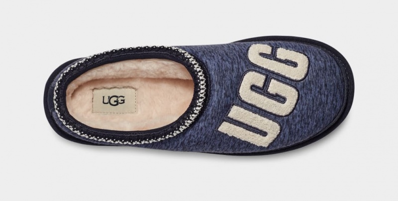 Ugg Tasman Fur Jersey Cozy Tofflor Herr Mörkblå | IZ4613792