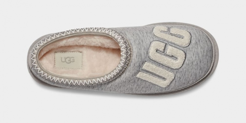 Ugg Tasman Fur Jersey Cozy Tofflor Herr Grå | KB1304962