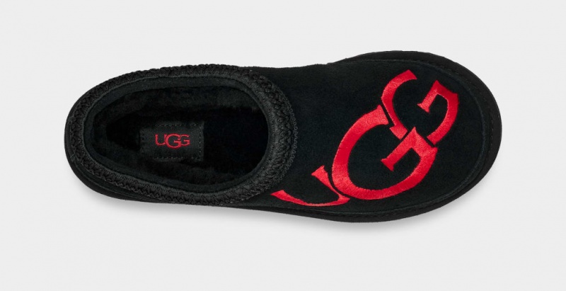 Ugg Tasman Logo Tofflor Herr Svarta Röda | KZ1253980