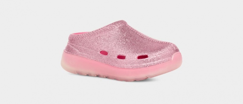 Ugg Tasman Sport Glitter Sandaler Barn Rosa | FE2541893