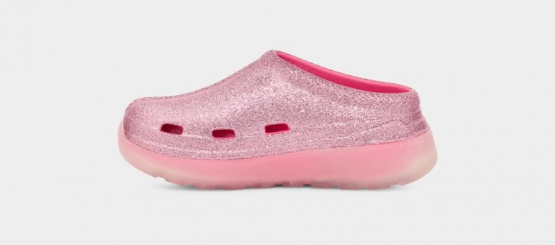 Ugg Tasman Sport Glitter Sandaler Barn Rosa | FE2541893