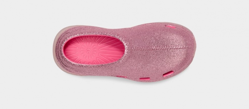 Ugg Tasman Sport Glitter Sandaler Barn Rosa | FE2541893