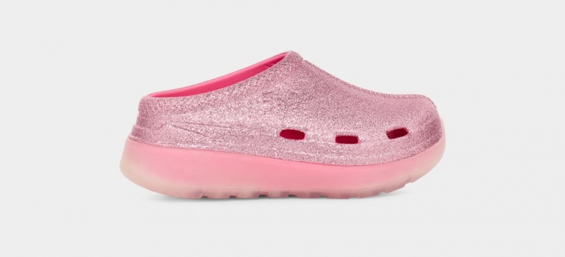 Ugg Tasman Sport Glitter Sandaler Barn Rosa | FE2541893