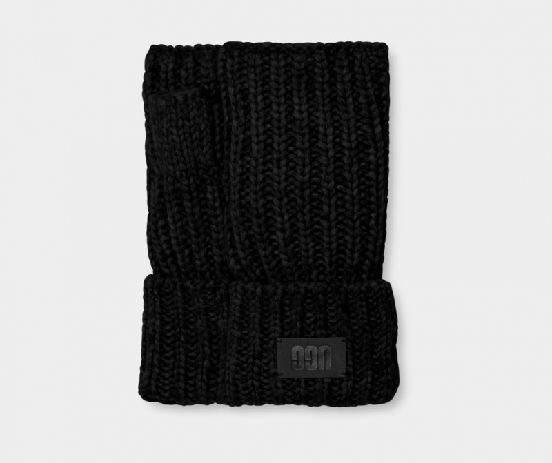 Ugg Tjock Fingerless Cuff Handskar Dam Svarta | NM5479361