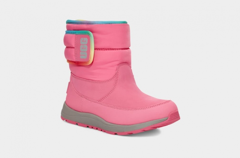 Ugg Toty Weather Rainbow Stövlar Barn Rosa Rosa Olika Färger | CB3864107