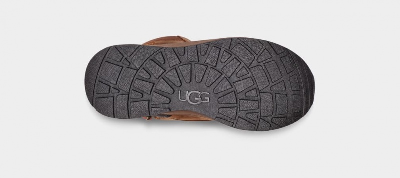 Ugg Turlock Läder Weather Stövlar Barn Bruna | HY1275638