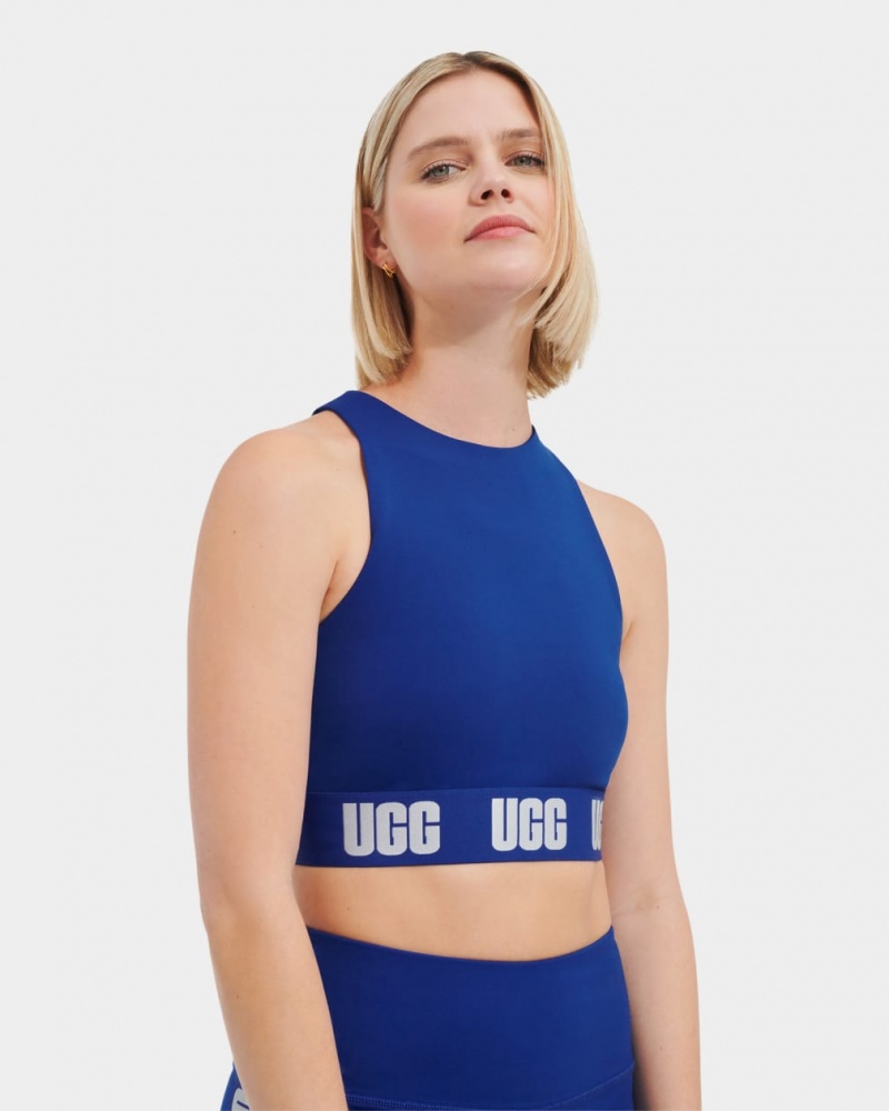 Ugg Wilmina Logo Bralette Blast Dam Mörkblå | XN3254867